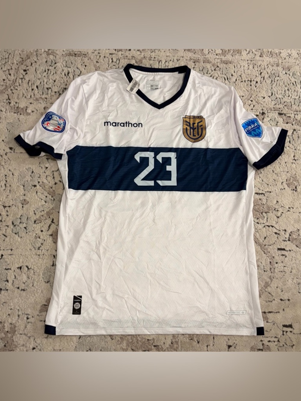 Marathon Authentic Ecuador Copa America 2024 Moises Caicedo Jersey Men’s Sz: XL